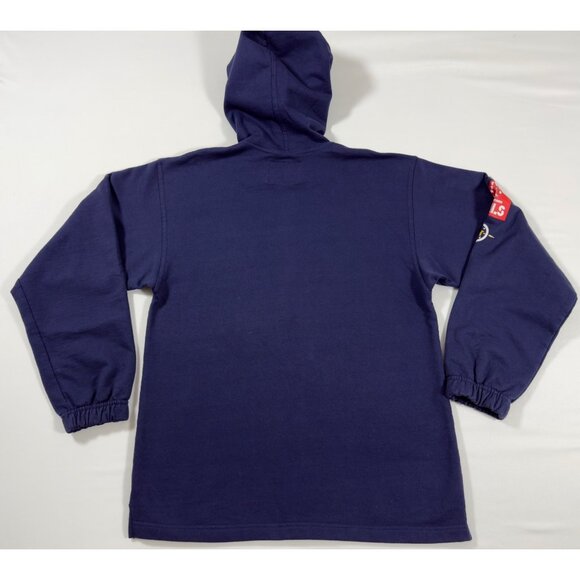 Vintage Helly Hansen Sailing/Racing Hoodie Nautical Blue Regatta Racing Made USA - Picture 4 of 9